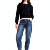 Rich Royal Damen Jeans Dunkelblau Denim Alltag-1