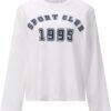 Rich Royal Damen Top Weiß Bequem Sportlich Alltag-0
