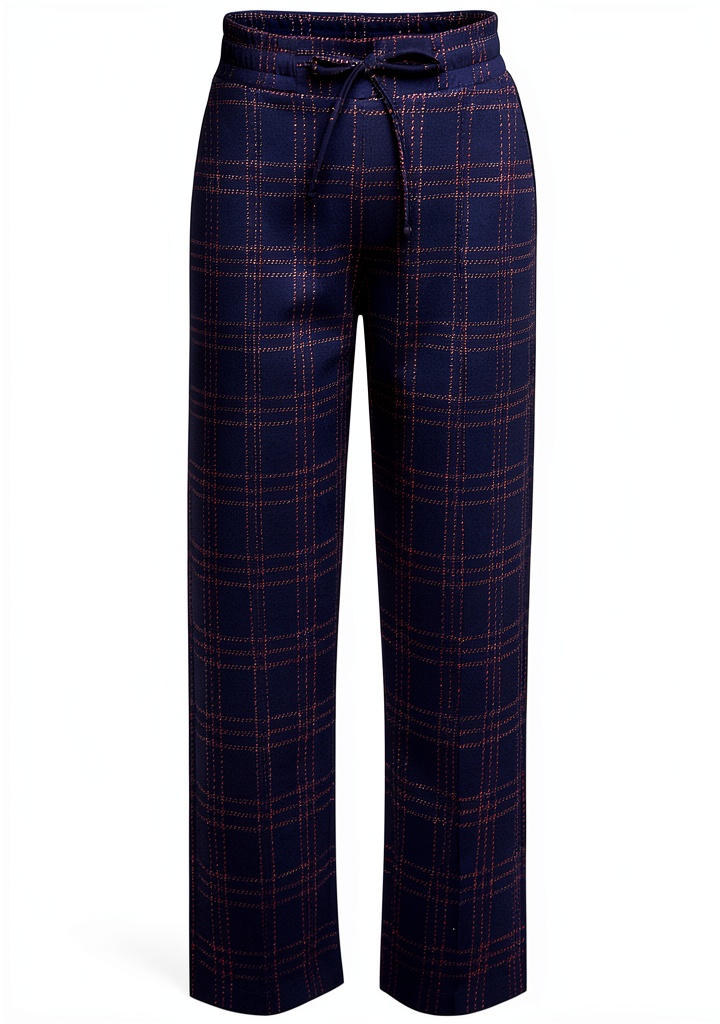Rich & Royal Jacquardhose in Midnight Blue an einem Business-Arbeitsplatz