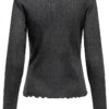 Bestseller Damen Bluse Langarm Rüschen Normal geschnitten-3