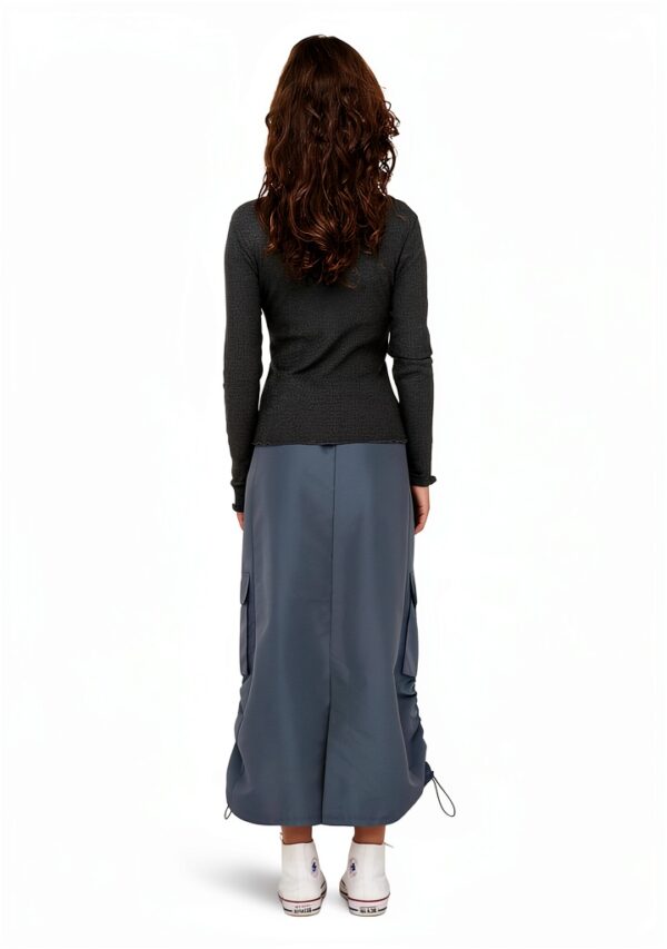 Bestseller Damen Bluse Langarm Rüschen Normal geschnitten-4