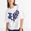 Damen T-Shirt Rich Royal Weiß Hochwertig Modern-2