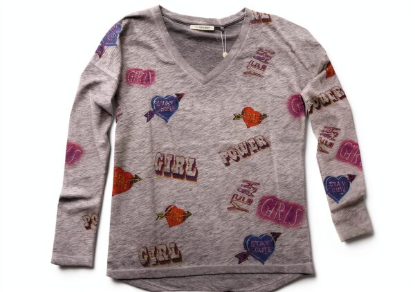 Rich Royal Longsleeve Damen Sweatshirt Baumwolle Vintage