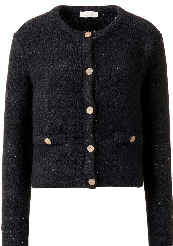 Strickjacken Damen rich&royal Boxy Cardigan Sequins Farbe L