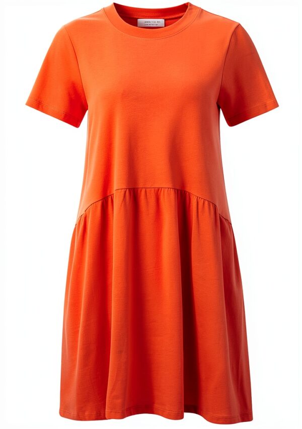 T-Shirt-Kleid Damen Rich Royal Organic Cherry Tomato L