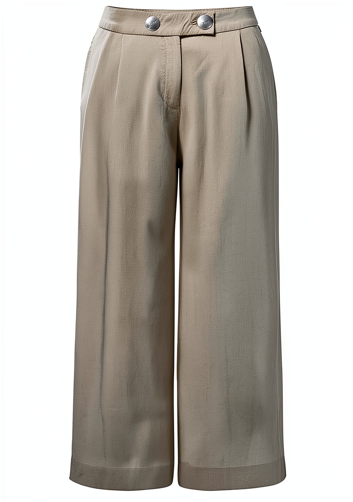 Rich Royal Damen Culotte Hose in Grün an einem Sommertag