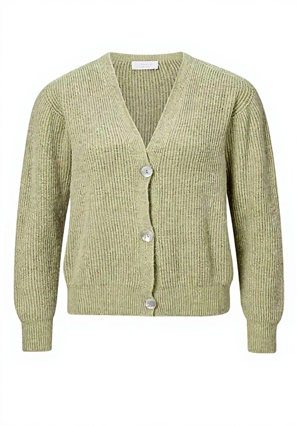 Strickjacke Damen Rich&Royal Cardigan nahtlos Matcha