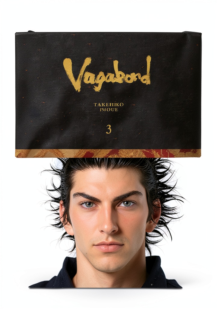 Vagabond Band 3 Manga-Cover mit detaillierter Illustration