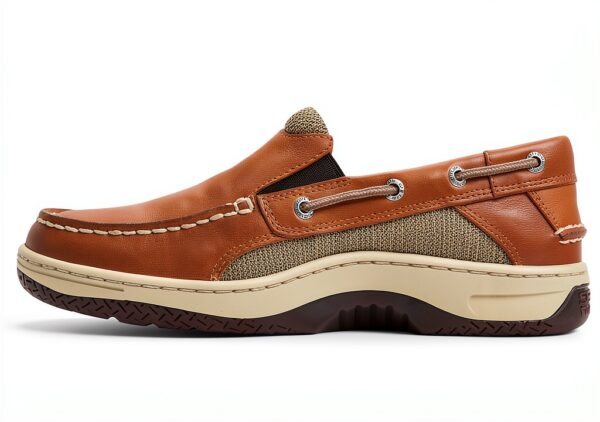 Sperry Herren Bootsschuh 45 EU Leinen WaveSiping-0