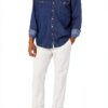 Denim Herrenhemd Amazon Essentials leichtes Shirt-3