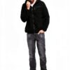 Herren-Teddy-Fleecejacke von Brandit - L, Schwarz-7