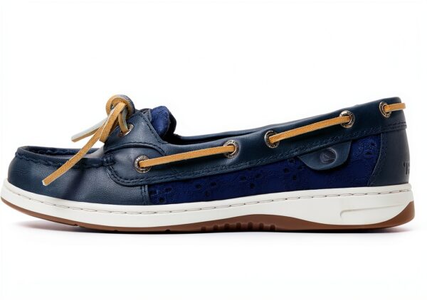 Sperry Damen Bootsschuh Marineblau Leder 360°-0