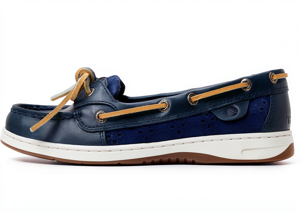 Sperry Damen Bootsschuh aus Leder in Marineblau