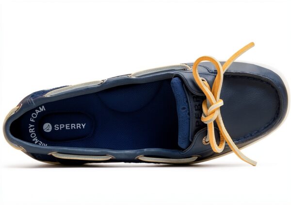Sperry Damen Bootsschuh Marineblau Leder 360°-5