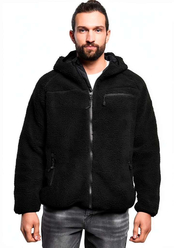 Herren-Teddy-Fleecejacke von Brandit