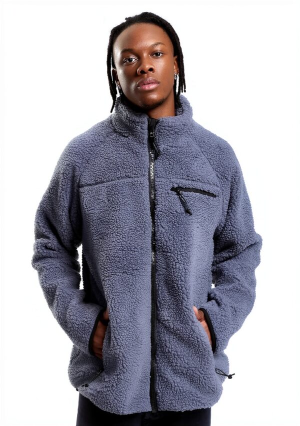 Brandit Herren Fleecejacke Teddy‑Fleece warm-2