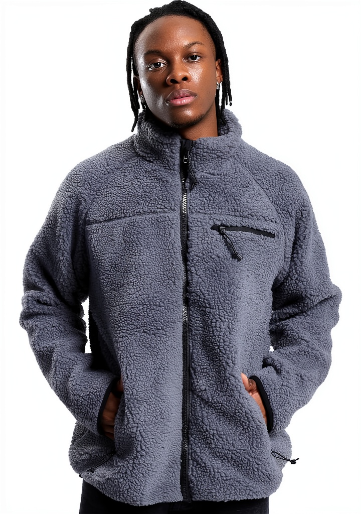 Brandit Herren Fleecejacke im Schnee