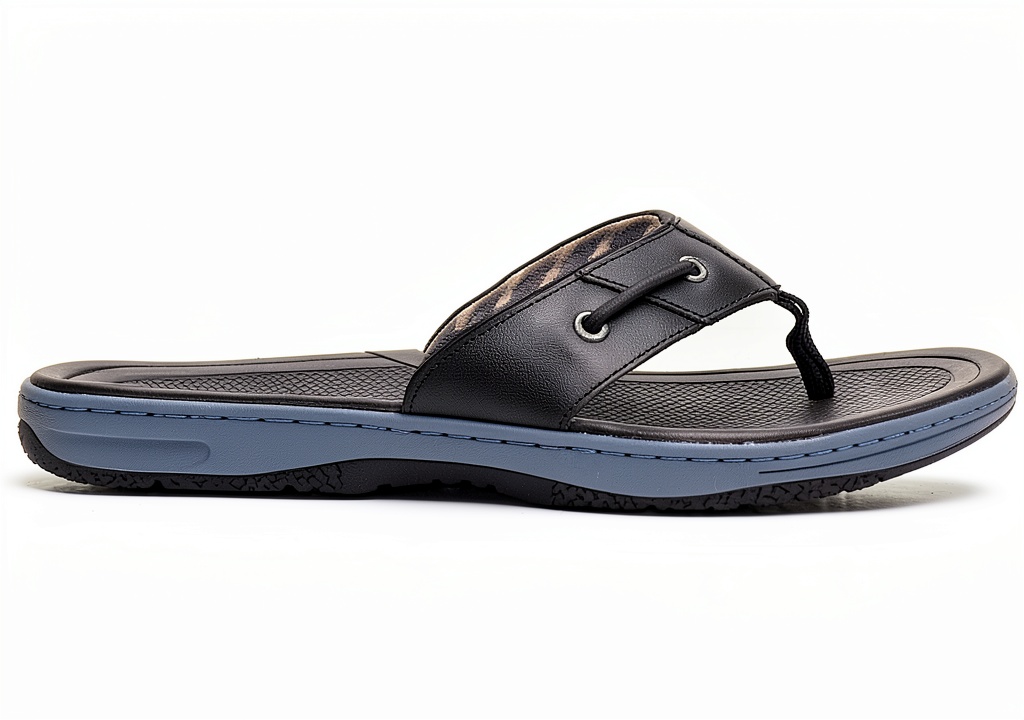 Sperry Herrenschuhe aus Vollnarbenleder im Detail