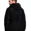 Herren-Teddy-Fleecejacke von Brandit - L, Schwarz-1