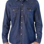 Denim Herrenhemd Amazon Essentials leichtes Shirt-0