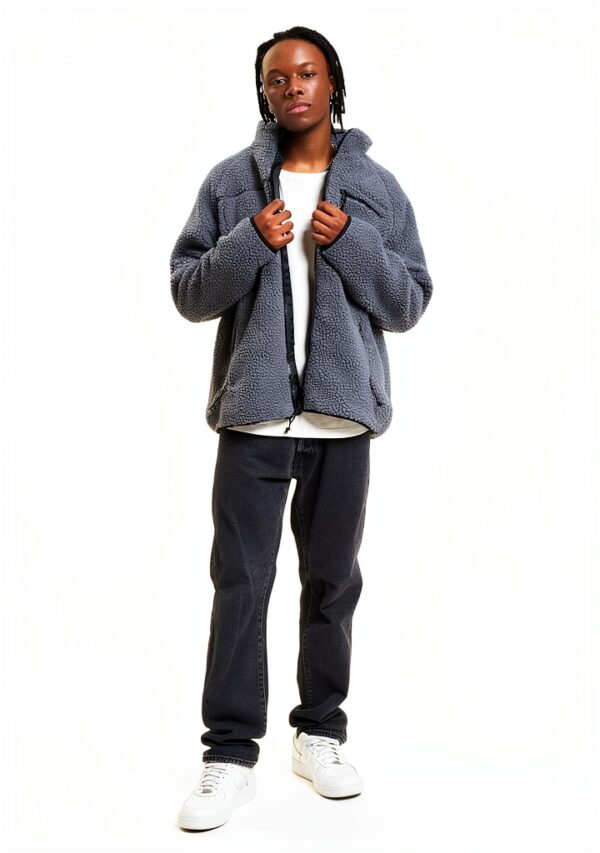 Brandit Herren Fleecejacke Teddy‑Fleece warm-6
