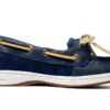 Sperry Damen Bootsschuh Marineblau Leder 360°-2