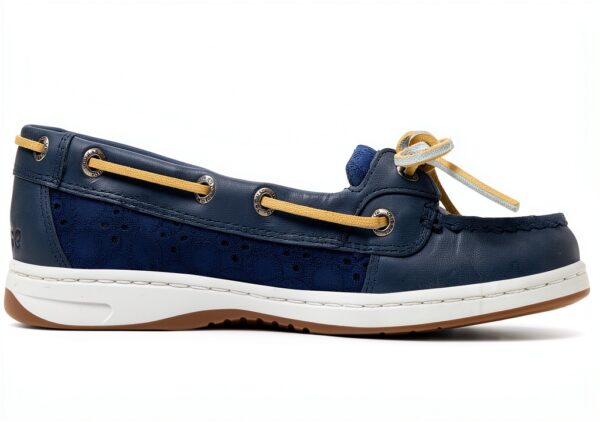 Sperry Damen Bootsschuh Marineblau Leder 360°-2