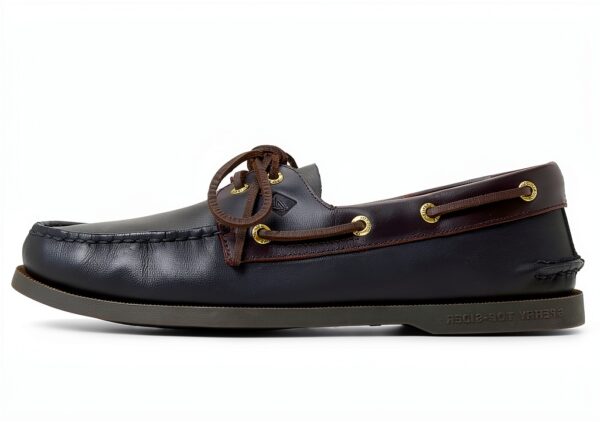 Sperry Bootsschuh Herren Schwarz Amaretto Handgenäht OrthoLite Komfort-0