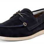Sperry Herrenbootschuhe Wildleder Marineblau Größe 44 EU Komfort Grip-0
