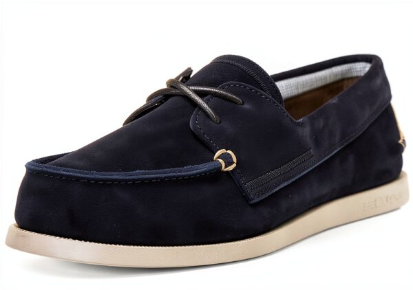 Sperry Herrenbootschuhe Wildleder Marineblau Größe 44 EU Komfort Grip-0