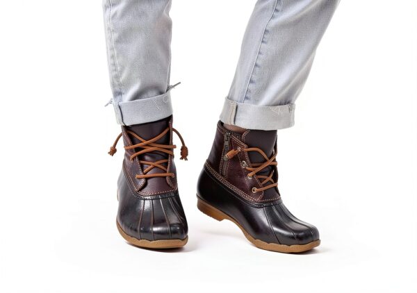 Sperry Damen Wasserdichter Salzwasserstiefel Hellbraun Größe 38 EU-1