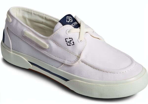 Sperry Damen Sneaker Weiß STS88785 Slip-On mit Memory‑Schaum Fußbett-0