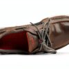 Sperry Sea Kite Moc Herren Leder Bootsschuh Adaptive Siping Braun-4