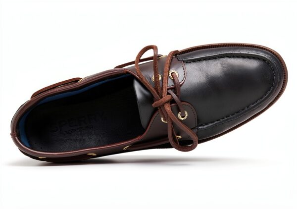 Sperry Bootsschuh Herren Schwarz Amaretto Handgenäht OrthoLite Komfort-4