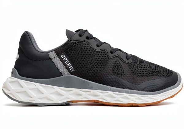 Sperry Herren Sneaker Schwarz Größe 42 EU Schnell trocknendes Mesh-3