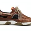 Sperry Sea Kite Moc Herren Leder Bootsschuh Adaptive Siping Braun-2