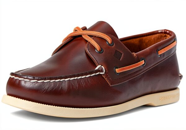Sperry Herren Authentic 2‑Eye Bootsschuh Dunkelbraun OrthoLite Komfort-6