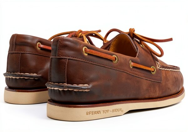Sperry Herren Gold Authentic Original 2-EyeBootsschuh Braun-2