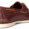 Sperry Herren Bootsschuh 2-Eye Handgenäht Dunkelbraun Größe 45-4