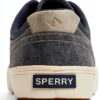 Sperry Herren Sneaker Moc Stripe – Marineblaues Textil, Bootsschuh-2