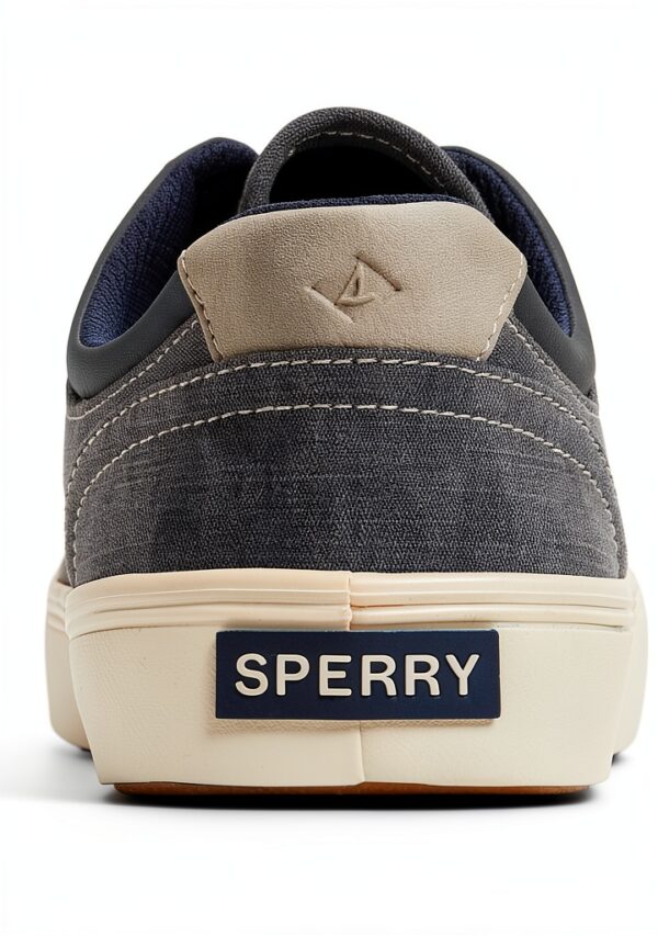 Sperry Herren Sneaker Moc Stripe – Marineblaues Textil, Bootsschuh-2