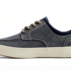 Sperry Herren Sneaker Moc Stripe – Marineblaues Textil, Bootsschuh-0