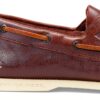 Sperry Herren Bootsschuh 2-Eye Handgenäht Dunkelbraun Größe 45-5