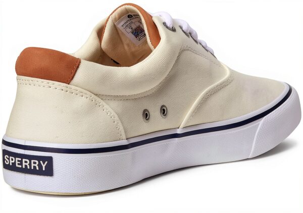 Sperry Herren Sneaker Weiß Garten – Atmungsaktiv, gepolsterte Sohle-2