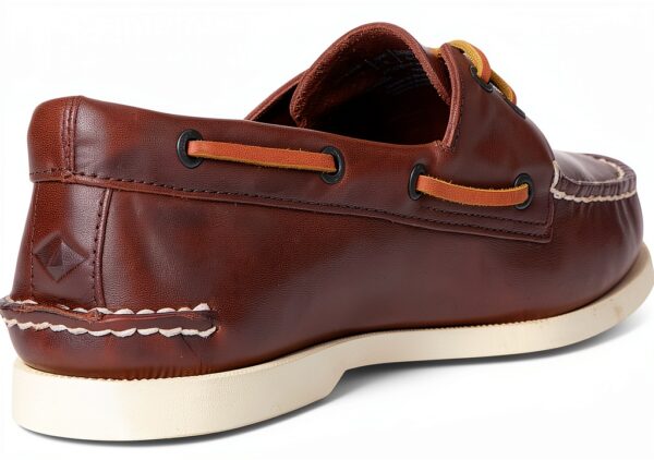 Sperry Herren Authentic 2‑Eye Bootsschuh Dunkelbraun OrthoLite Komfort-4