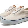 Sperry Herren Sneaker Weiß Garten – Atmungsaktiv, gepolsterte Sohle-0