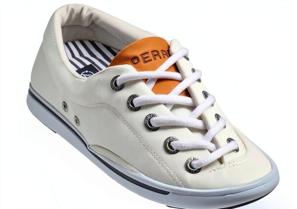 Sperry Herren Sneaker Weiß Garten – Atmungsaktiv, gepolsterte Sohle-6