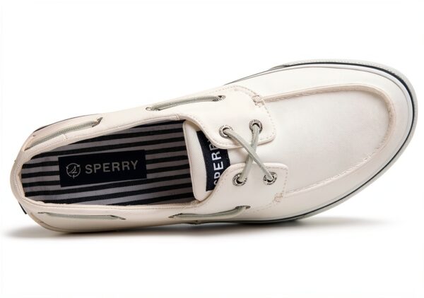 Sperry Herren Bahama IiBootsschuh Weiß Opulenter Garten Wave Siping-4