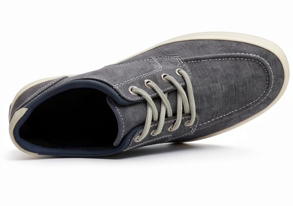 Sperry Herren Sneaker Moc Stripe – Marineblaues Textil, Bootsschuh-4