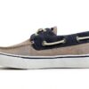 Sperry Herren Bahama II Sneaker Bootsschuh Grau Größe 45-0